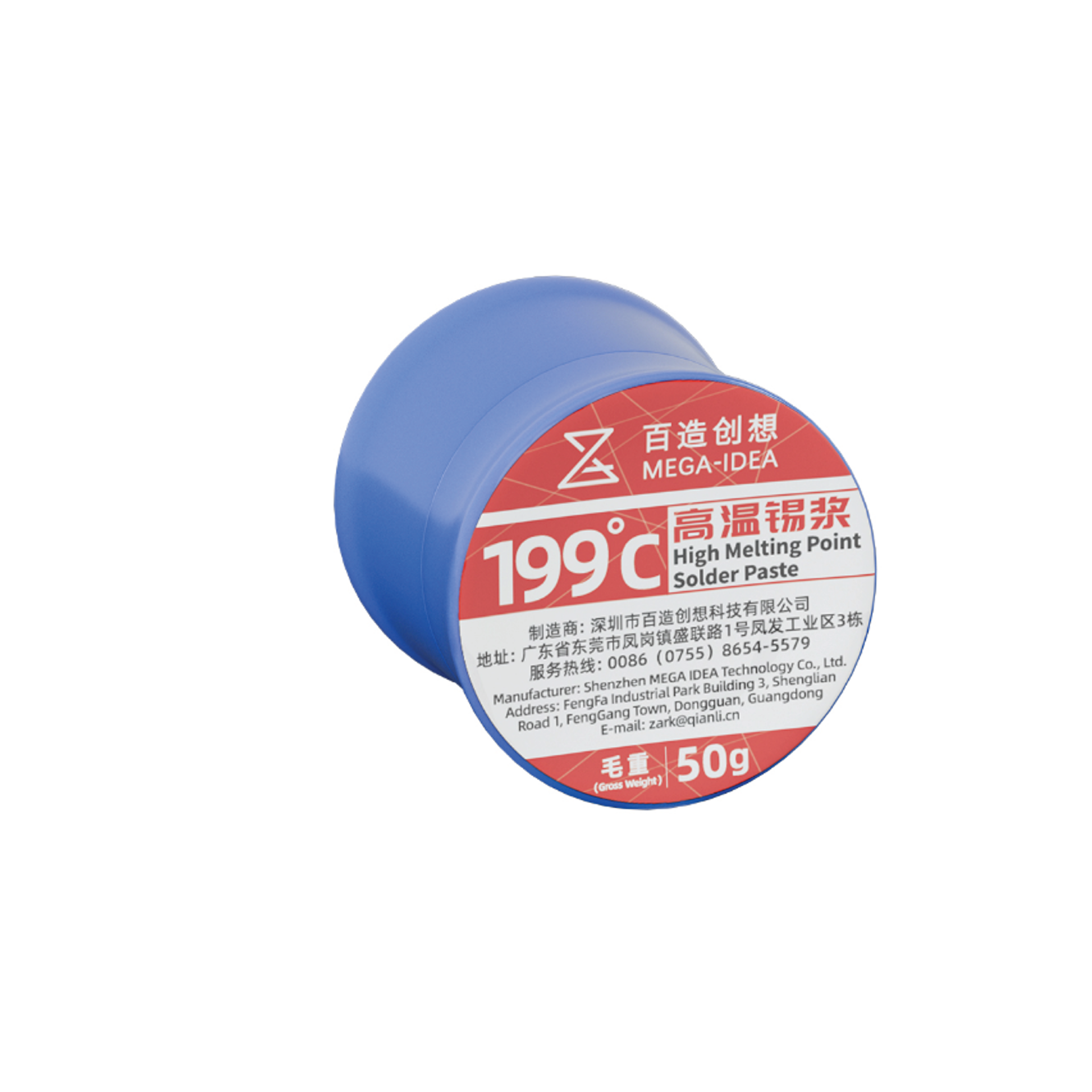 Timah Cair Mega-Idea 199°C 50g (Bottle)
